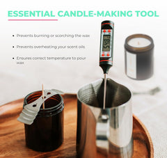 VVIVID Candle Making Thermometer, Measure Temperature of Wax