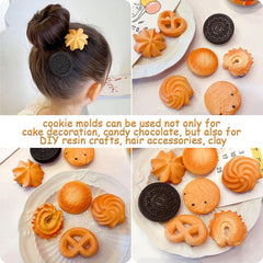 RKPM HOMES Cookie Fondant Mold I 3D Silicone Donut Mould I for DIY Handmade Sugarcraft Cake Decoration, Polymer Clay, Candy, Cupcake Toppers, Jelly, Muffin, Soap Resin Wax Making (Round Chakli)