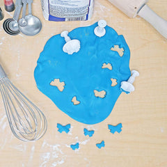 RKPM HOMES 3-Pieces DIY Cake Plunger Cutter Molds Sugarcraft Cake Decorating (Star)