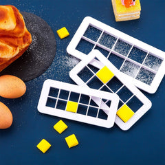 RKPM HOMES Cookie Cutter - Geometric Multicutter-Square Cake Fondant Cutter - 3 Size, Square Biscuit Cutters, Novel Creative Cake Decorating