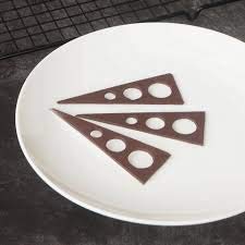 RKPM HOMES Mini Silicone Chocolate Insert Mould Cake Decoration Mould Decor Mould (Triangular Insert)