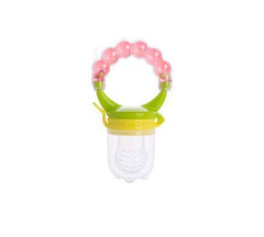 RKPM HOMES® Baby Feeder,Fresh Food Feeding Teether for Toddler, Infant Silicone Teething Toy,Includes Silicone Nipple Pink