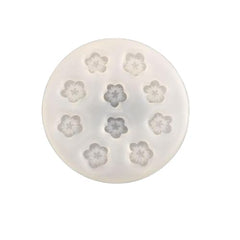 RKPM HOMES Flower Cupcake Mold | 3D Fondant Cherry Blossom Shape Silicone Candy Mould | for DIY Handmade Cake Décor Chocolate Clay Cookies Gummy Muffin Soap Resin Candle Art Crafts (10 Cavity Mini)