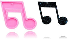 RKPM HOMES Silicone Fondant Mold Chocolate Candy Gumpaste Sugarcraft Cake Decorating Tools Paper Clay Mold (Music Symbol Shape)