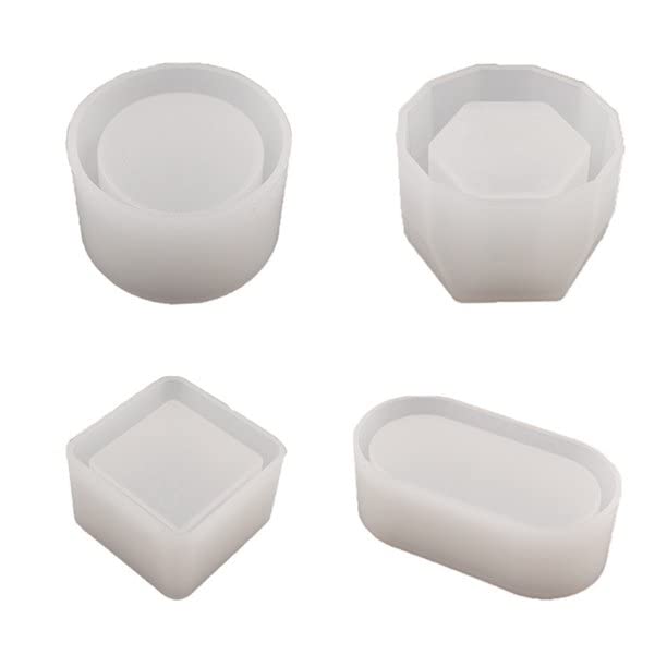 RKPM HOMES Candles Holders Resin Mold I Casting Plant Silicone Epoxy Candlestick Mould I Succulent Concrete Planter Pot Molds I for DIY Flowers Plants Home Office Garden Wedding Decoration