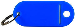 RKPM HOMES Plastic Key Tags Lables With Ring & Window Key Pack of 30