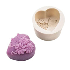 RKPM HOMES Cake Mould I 3D Fondant Small Love Flower Silicone Mold I Special for Valentine's Day I for DIY Handmade Candle Ornament, Cake Décor, Aromatherapy, Soap, Resin Art Craft (Multi Rose)
