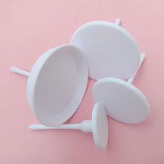 RKPM Cake Flower Nail, Grocery House 4PCS Cupcake Icing Cream Decorating Nail Tool Cake Flower Needles, Flower Lifters