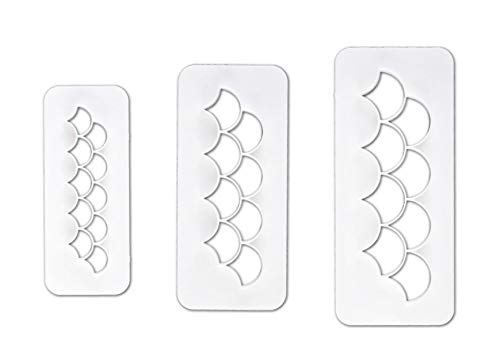 RKPM HOMES Cookie Cutter - Geometric Multicutter- Cake Fondant Cutter - 3 Size, Mermaid Biscuit Cutters,Novel Creative Cake Decorating (Mermaid)