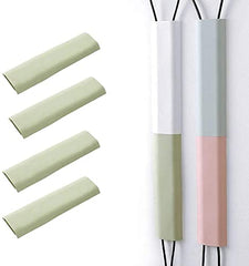 RKPM HOMES Cable Protector I Concealer Cord Cover I Self-Adhesive Wall Mount Paintable Cable Management for Home, Office, Warehouse I Easy to Unfold & Open I Raceway to Hide Wires (Pack of 4, Green)
