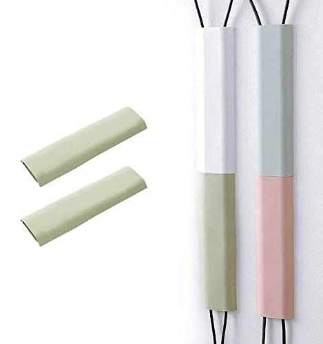 RKPM HOMES Cable Protector I Concealer Cord Cover I Self-Adhesive Wall Mount Paintable Cable Management for Home, Office, Warehouse I Easy to Unfold & Open I Raceway to Hide Wires (Pack of 2, Green)