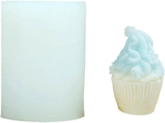 RKPM HOMES Cupcake Shape Chocolate Mold I 3D Flower Ice Cream Silicone Casting Mould I for DIY Handmade Cake Décor Candy Jelly Gummy Muffin Cookies Soap Ice Cube Resin Wax Candle Art Craft (Style2)