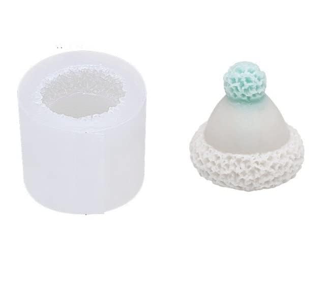 RKPM HOMES Candle Mold I 3D Fondant Silicone Scented Wax Mould I Special for Christmas Succulent Molds for DIY Handmade Aromatherapy Ornament Soap Cake Décor, Resin Art Craft (Cap (657))