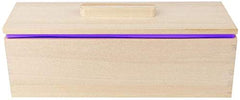 RKPM HOMES 1200ML Silicone Multi-Function Wooden Rectangle Soap Mold with Lid DIY Baking Cake Ice Chocolate Loaf Tool for Toaster Micro Oven Refrigerator.
