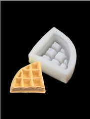 RKPM HOMES Triangle Waffle Shape Candle Mold I 3D Bread Silicone Scented Mould I for DIY Handmade Ornament Chocolate, Cake Décor, Aromatherapy, Soap, Resin Art Craft Making, Home Decoration