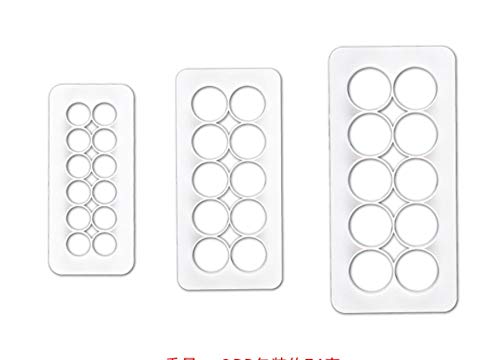 RKPM HOMES Cookie Cutter - Geometric Multicutter Round Cake Fondant Cutter - 3 Sizes, Biscuit Cutters, Novel Creative Cake Decorating