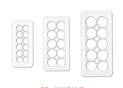 RKPM HOMES Cookie Cutter - Geometric Multicutter Round Cake Fondant Cutter - 3 Sizes, Biscuit Cutters, Novel Creative Cake Decorating