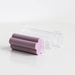 RKPM HOMES Plum Blossom Shaped Candle Mold I Simplicity Modern Flower Pillar Acrylic Wax Mould I Column Molds for DIY Handmade Ornament Soap, Cake Décor, Art Craft Making, Home, Wedding Decoration