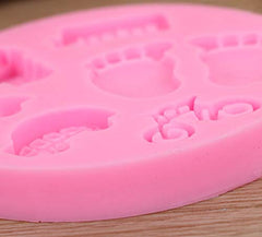 Bicycle Silicone Fondant Mold Chocolate Candy Gumpaste Sugarcraft Cake Decorating Tools Paper Clay Mold (Car bycycle Patten)