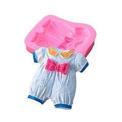 RKPM HOMES Baby Clothes Shape Chocolate Mould | 3D DIY Fondant Silicone Candy Mold | Baking Tools for Cake Chocolate Candy Ice Jelly Soap | Cake Baking Moulds | Bakeware Molds | Multicolor - 1 Pcs Cloth Mold