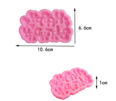 RKPM HOMES Heart Symbol Happy Birthday English Letters Silicone Mold Alphabet Cake Decoration (1 Pcs- Happy Birth Day 3rd Style)