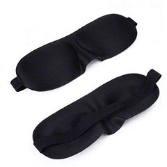RKPM Sleep Mask - Lightweight & Comfortable Super Soft Adjustable 3D Contoured Eye Masks for Sleeping, Travel, Shift Work, Naps, Night Blindfold Eyes hade With Ear Plug 2Pcs