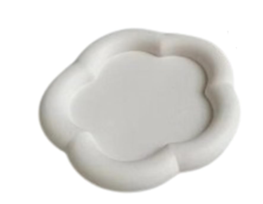 RKPM HOMES Coaster Mould I Silicone Epoxy Resin Deep Casting Tray I for DIY Homemade Ornament Art Crafts Jewelry Storage Box Ring Trinket Container Cups Mats Candle Holder Home Décor (Plum Blossom)