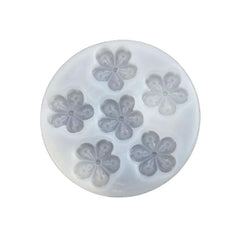 RKPM HOMES Flower Cupcake Mold | 3D Fondant Cherry Blossom Shape Silicone Candy Mould | for DIY Handmade Cake Décor Chocolate Clay Cookies Gummy Muffin Soap Resin Candle Art Crafts (6-Cavity)