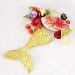 Silicone Mermaid Tail Fondant Soap Molds Seashell Sea Shell Starfish Chocolate Candy Sugarcraft Cake Decorating Polymer Clay Mold Tools. (Sugarpaste Ocean Combo)