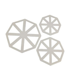 RKPM HOMES 3 Pcs Triangle Flag Shape Chocolate Mould | 3D DIY Fondant Silicone Candy Mold | Baking Tools for Cake Chocolate Candy Ice Jelly Soap | Cake Baking Moulds – Grey