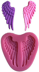 RKPM HOMES 3D Angel Wings Shape Cake Mould | Fondant Silicone Mold | Clay DIY Mold Cake Decor Tools | Baking Tools for Chocolate Pinna Jelly Baking Soap | Moulds for Cake Decorating