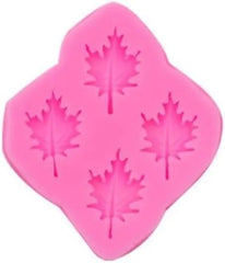 RKPM HOMES Leaf Shape Chocolate Fondant Mold I 3D Mini Ginkgo Leaves Candy Mould Tray I for DIY Homemade Cake Décor Cupcake Topper Chocolate Donut Ice Cube Polymer Clay Soap Resin Art Crafts (B)