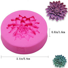 RKPM HOMES Sunflower Shape Chocolate Mould | 3D DIY Fondant Silicone Candy Mold | Baking Tools for Cake Chocolate Candy Ice Jelly Soap | Cake Baking Moulds | Bakeware Molds | Multicolor - 1 Cavity