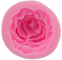 RKPM HOMES 3D Sweet Rose FlowerSi;Icone Mold Love Heart Shape Mold DIY Fondant Sugar Pudding Soap Candle Mould Size : 4.5 X 4.5 X 2 CM