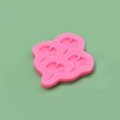 RKPM HOMES Leaf Shape Chocolate Fondant Mold I 3D Mini Ginkgo Leaves Candy Mould Tray I for DIY Homemade Cake Décor Cupcake Topper Chocolate Donut Ice Cube Polymer Clay Soap Resin Art Crafts (A)
