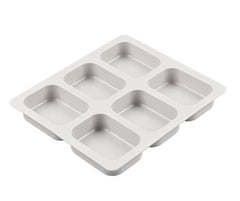 RKPM HOMES Soaps Molds | Silicone Rectangle Shape Mould | Handmade Sharp Edges Soap Making Forms | 3D Moulds for Cake Chocolate Candy Ice Jelly Brownie Dessert | Multicolor - 6 Cavity