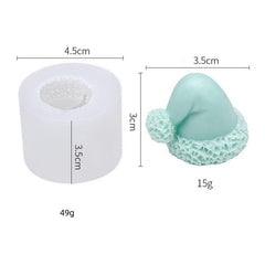 RKPM HOMES Candle Mold I 3D Fondant Silicone Scented Wax Mould I Special for Christmas Succulent Molds for DIY Handmade Aromatherapy Ornament Soap Cake Décor, Resin Art Craft (Cap (658))