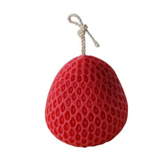 RKPM HOMES Candle Molds | 3D Fruits Shape Fondant Silicone Wax Mould | Succulent Molds | Handmade Candles Making | Mould for Mousse Dessert Soap Cake DIY Decorating – 1 Cavity (Strawberry Shape)