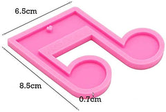 RKPM HOMES Silicone Fondant Mold Chocolate Candy Gumpaste Sugarcraft Cake Decorating Tools Paper Clay Mold (Music Symbol Shape)