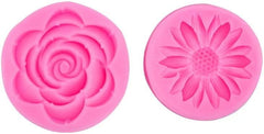 RKPM HOMES Flower Chocolate Mold I 3D Fondant Chrysanthemum Sunflower Shape Silicone Candy Mould I Cake Décor Aroma Beads Polymer Clay Soap Pendant Resin Candle Art Crafts Making (Sun Flower)