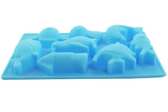 RKPM HOMES Whale Dolphin Penguin Shape Chocolate Mould I Fish 3D DIY Fondant Silicone Candy Mold I Baking Tools for Cake Chocolate Candy Ice Jelly Soap I Cake Baking Moulds I Bakeware Molds - 8 Cavity