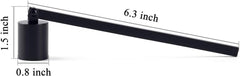 RKPM HOMES Stainless Steel Candle Snuffer I Candle Extinguisher Cover with Long Handle & Straight Tube I for Putting Out Candle Flame Safely I Candle Accessory