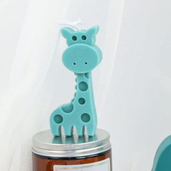 RKPM HOMES Mini Animal Shape Candle Mold I 3D Car Freshie Silicone Sculpture Mould I for DIY Handmade Aromatherapy Gypsum Soap Cake Décor, Aroma Beads Car Freshie, Resin Art Craft Making (Ziraf)