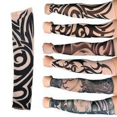 RKPM UV Sun Protection Tattoo Arm Sleeves for Dust and Pollution Protection - 1 Pair