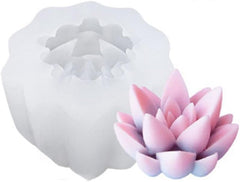 RKPM HOMES Cactus Flower Plants Candle Mold I 3D Fondant Silicone Scented Wax Mould I Succulent Molds for DIY Handmade Ornament Chocolate, Cake Décor, Resin Art Craft Making, Home Decoration (RK195)