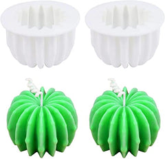 RKPM HOMES Candle Molds | 3D Fruits Shape Fondant Silicone Wax Mould | Succulent Molds | Handmade Candles Making | Mould for Mousse Dessert Soap Cake DIY Decorating – 1 Cavity (Cactus Shape)