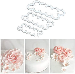 RKPM HOMES Easiest Rose Carnation Peony Flower Ever Cutter for Cake Decorating Set of 9 (Rose Carnation Peony Set)