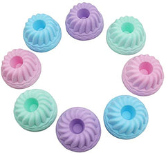 RKPM HOMES Jelly Silicone Baking Cups Pumpkin Silicone Molds for Jelly Nonstick Fancy Dessert Mold - Bpa Free Jello and Mini Cakes Molds Size 5.7 x 4 x 3 CM (6 Pcs)