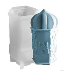 RKPM HOMES Building Candle Mold I 3D Fondant Pillar Column Silicone Epoxy Mould I for DIY Handmade Beeswax/Soy Wax Candles, Plaster Resin Clay Desktop Display Home Decor Art Crafts Projects (Architectural)