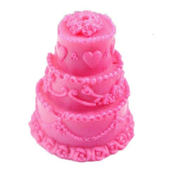 RKPM HOMES Cake Shape Candle Molds I 3D Fondant Pillar Silicone Plaster Epoxy Mould I for DIY Handmade Chocolate, Cake Décor, Aromatherapy, Soap, Resin Art Craft Making, Home Party Decoration